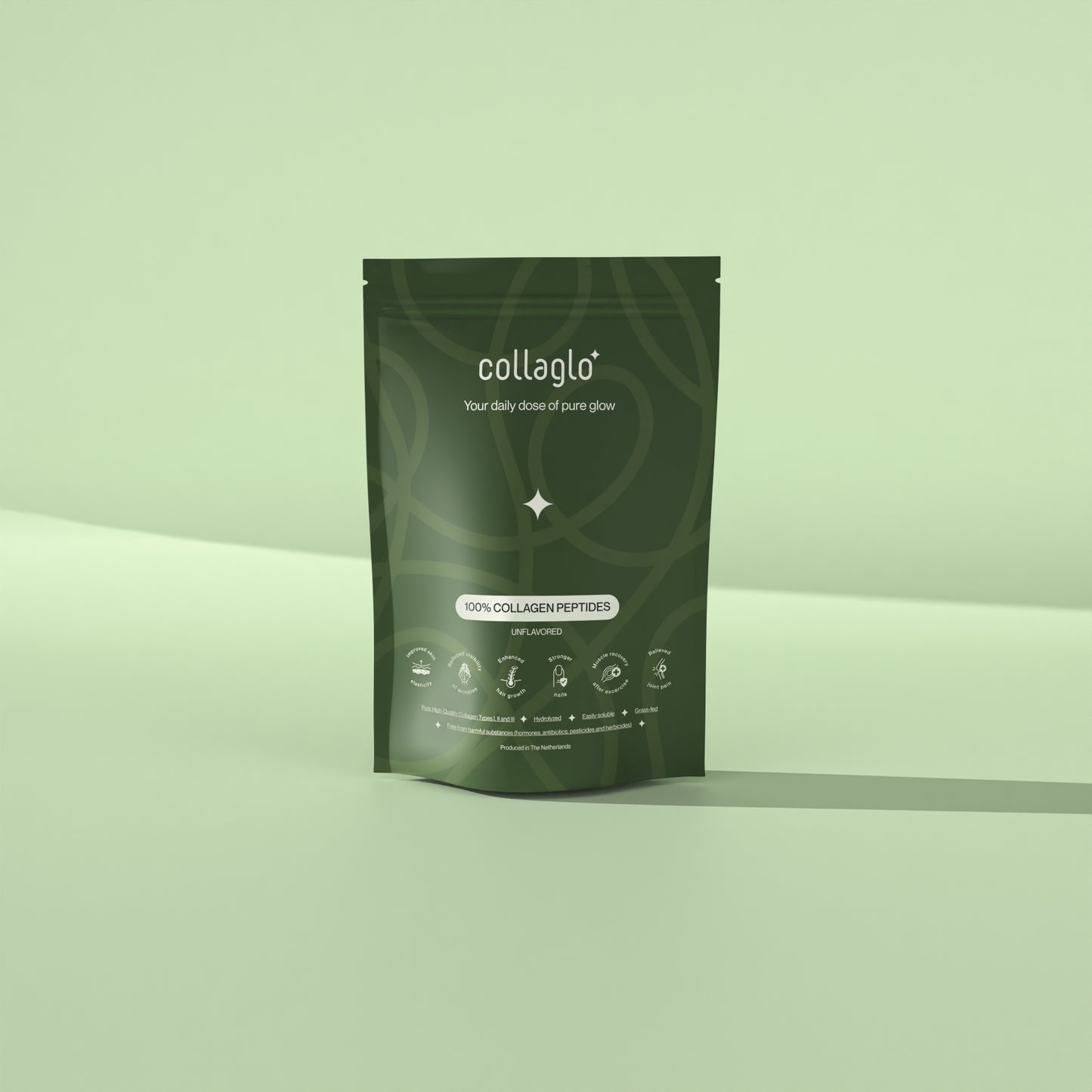 100% Pure Collagen Peptides I, II and III - Powder - 300 Gram - Bundles
